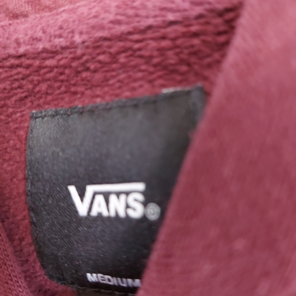 Van size medium burgandy hoodie - Picture 5 of 7